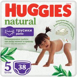Подгузники-трусики Huggies Natural Pants 5 (12-17 кг), 38 шт.