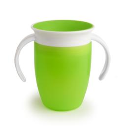 Чашка непроливная Munchkin Miracle 360 с ручками, 207 мл, зеленый (01209401.03)