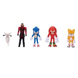 Набір ігрових фігурок Sonic the Hedgehog 2 Сонік та друзі, 5 фігурок, 6 см (412684)
