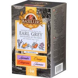 Набор черного чая Basilur Earl Grey Assorted, 40 г (20 шт. х 2 г) (896893)