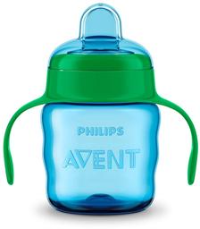 Чашка-непроливайка Philips Avent с мягким носиком, 6+ мес, голубой, 200 мл (SCF551/05)
