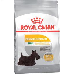 Сухий корм для собак дрібних порід із чутливою шкірою Royal Canin Mini Dermacomfort, 1 кг (2441010)