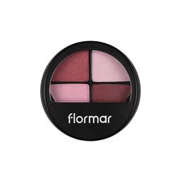 Палетка теней для век Flormar Quartet Eye Shadow, тон 402 (Pink Flamingos), 12 г (8000019545074)