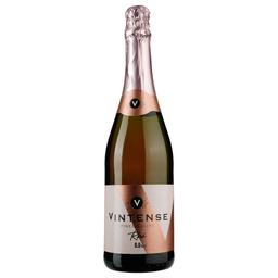 Вино игристое Vintense Fines Bulles Rose Безалкогольное полусладкое, 0,75 л, 0% (654441)