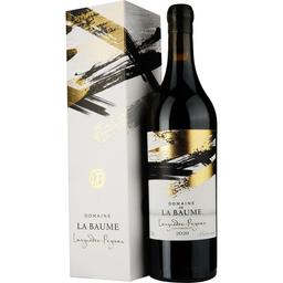 Вино Domaine De La Baume AOP Languedoc Pezenas 2020 червоне сухе 0.75 л у подарунковій упаковці