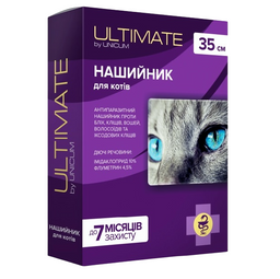 Ошейник Unicum Ultimate от блох, клещей, вшей и власоедов для кошек, 35 см (UL-051)