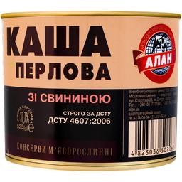 Каша перловая Алан со свининой 525 г (818261)