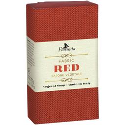 Мыло натуральное Florinda Итальянские ткани, красное, 200 г
