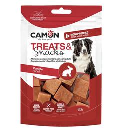 Ласощі для собак Camon Treats & Snacks Кубики з кролика 80 г