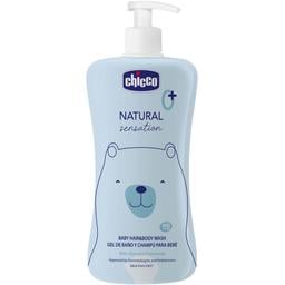 Гель-шампунь Chicco Natural Sensation Baby Hair & Body Wash Без сліз з алое та ромашкою 500 мл (11517.00)