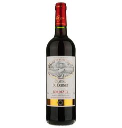 Вино Chateau Du Cornet AOP Bordeaux, красное, сухое, 0,75 л (917815)