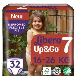 Підгузки-трусики Libero Up&Go 7 (16-26 кг), 32 шт.