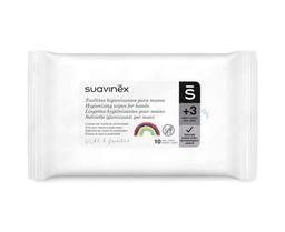 Дезинфицирующие салфетки с антисептическим эффектом для рук Suavinex, 10 шт. (401245)