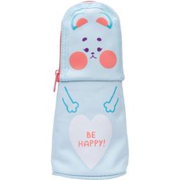 Пенал подставка Yes PM-M3 Mouse Be happy, 21х8х5 см, голубой (533248)