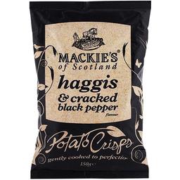 Чипсы картофельные Mackie's Haggis & Cracked Black Pepper 150 г (721383)