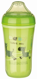 Чашка-непроливайка з м'яким носиком Baby-Nova, 250 мл, зелений (3965428)