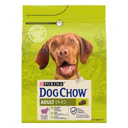 Сухой корм для собак Dog Chow Adult 1+, с ягненком, 2,5 кг
