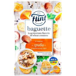 Сухарики Flint Baguette Пшеничные со вкусом грибов в сливочном соусе 60 г (717885)