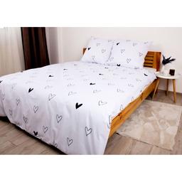 Комплект постільної білизни ТЕП Happy Sleep Duo Rachel євро білий з чорним (2-04009_26577)