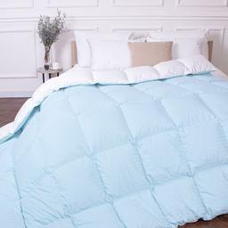 Одеяло пуховое MirSon Valentino 034, полуторное, 215x155, голубое (2200000003799)