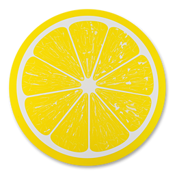 Сервірувальний килимок Offtop D1, круглий, жовтий (862083)