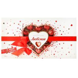 Цукерки Любимов асорті шоколадних сердець, 225 г (534723)