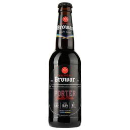 Пиво Volynski Browar Porter, темное, нефильтрованное, 5,8%, 0,35 л