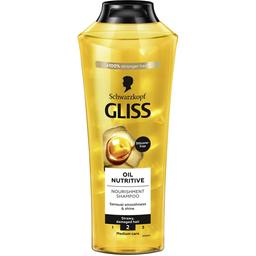 Шампунь Gliss Oil Nutritive для сухого та пошкодженого волосся 400 мл