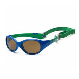 Детские солнцезащитные очки Koolsun Flex, 0+, синий с зеленым (KS-FLRS000)
