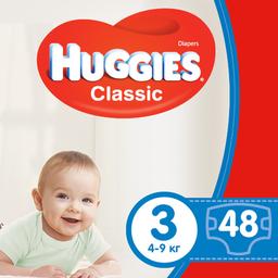 Підгузки Huggies Classic 3 (4-9 кг), 48 шт.