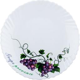 Тарелка десертная Vittora Wave V-190G Виноградная лоза 19 см (97688)