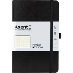 Книга записная Axent Partner A5- в клеточку 96 листов черная (8201-01-A)