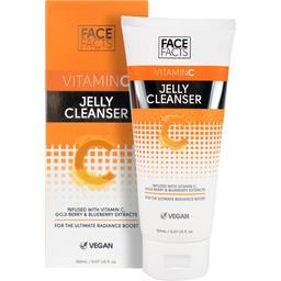 Желе для очищення шкіри обличчя Face Facts Vitamin C Jelly Cleanser з вітаміном С 150 мл