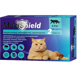 Капли противопаразитарные Fipromax MoxiShield для котов 4-8 кг 2 пипетки 0.8 мл