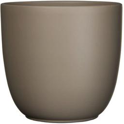 Кашпо Edelman Tusca pot round, 25 см, коричневое (144299)