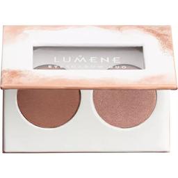 Двойные тени для век Lumene Bright Eyes Eyeshadow Duo, оттенок Earthy Nudes, 3.2 г