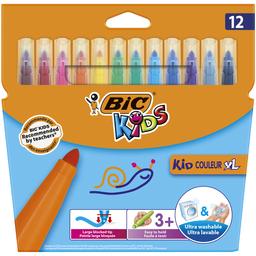 Фломастеры BIC Kid Couleur XL, 12 цветов (8289662)