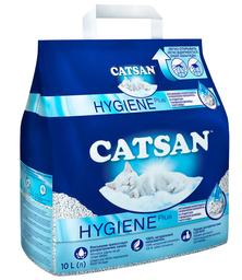 Бентонітовий наповнювач для туалету Catsan Hygiene Plus, 10 л