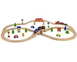 Игровой набор Viga Toys Железная дорога, 49 элементов (56304)