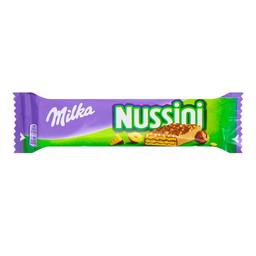 Вафли Milka Nussini с фундуком и какао в в молочном шоколаде, 31 г (890958)