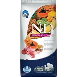 Сухой корм для взрослых собак средних и крупных пород Farmina N&D Tropical Selection низкозерновой с ягненком и тропическими фруктами 10 кг
