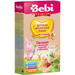 Молочная каша Bebi Premium Вкусный полдник Овсяная с печеньем, вишней и яблоком 200 г