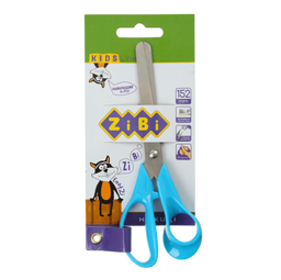 Ножиці дитячі ZiBi Kids line, з пластиковими 3D-ручками, синій (ZB.5014-02)