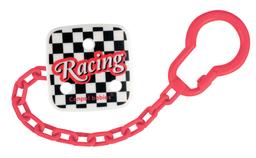 Ланцюжок для пустушки Canpol babies Racing, рожевий (2/435)