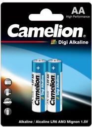 Літієві батарейки пальчикові Camelion 1,5V AA LR6-BP2DG Digi Alkaline, 2 шт. (LR6-BP2DG)