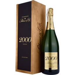 Шампанское Palmer & Co Champagne Brut Collection Vintage 2000 AOC, белое, брют, в деревянной коробке, 0,75 л