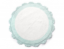 Килимок Irya Doreen mint-beyaz, 90х90 см, ментоловий (11913985279181)