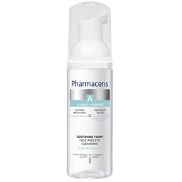 Ніжна пінка для вмивання обличчя Pharmaceris A, чутлива алергійна шкіра, 150 мл (E1635)