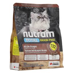 Сухой корм для котов Nutram - T22 GF Salmon&Trout Cat, индейка-курица, 340 г (67714980059)