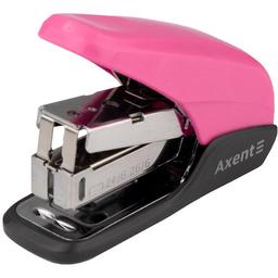 Степлер канцелярский Axent Shell PS №24/6, 20 листов розовый (4841-10-A)